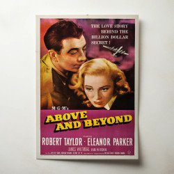 above and beyond Fine Art 1950's Movie Poster