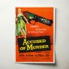 Accused of Murder (1956) Fine Art Movie Poster