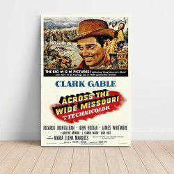 Across the Wide Missouri (1951) Fine Art Movie Poster