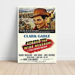 across the wide missouri Fine Art 1950's Movie Poster