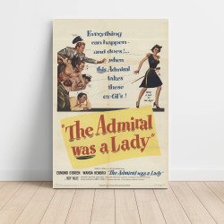 admiral was a lady Fine Art 1950's Movie Poster