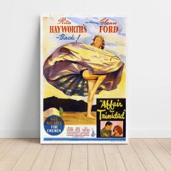 affair in trinidad Fine Art 1950's Movie Poster