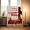 alexander the great Fine Art 1950's Movie Poster
