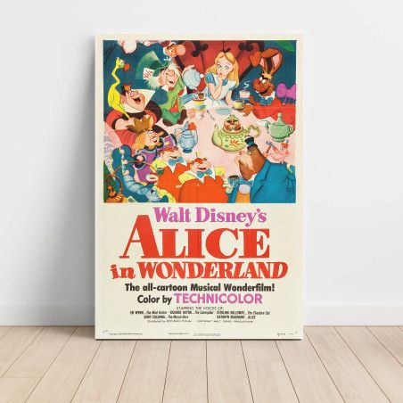 Alice in Wonderland (1951) Fine Art Movie Poster