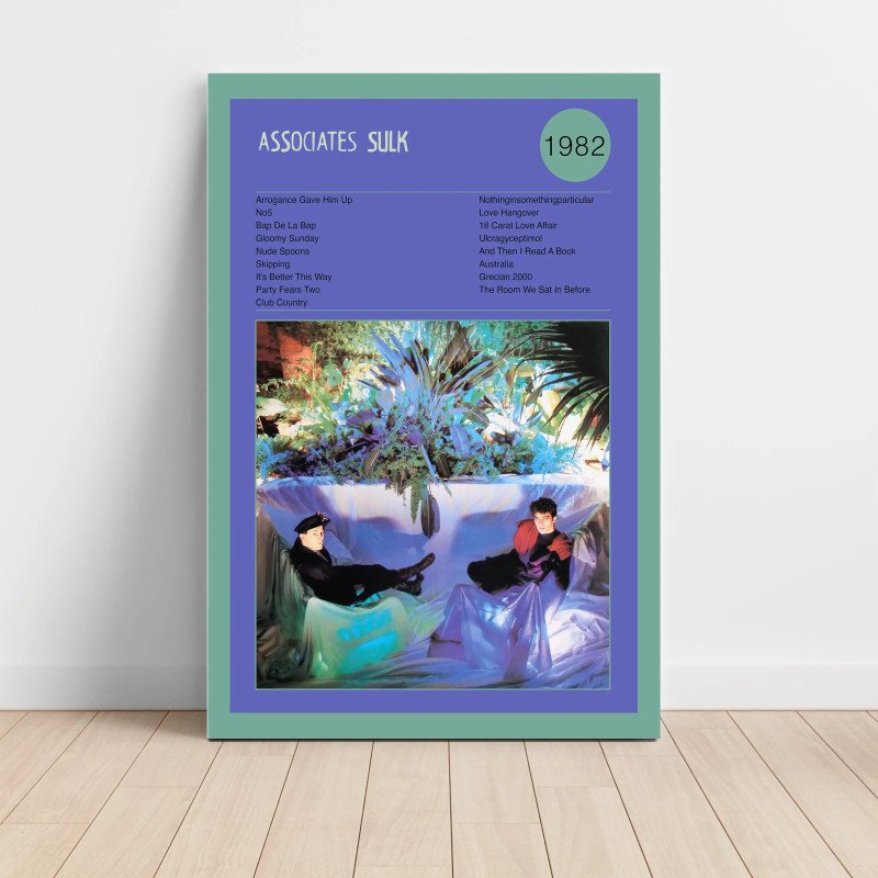 Associates – Sulk Fine Art Album Poster - Music Decor
