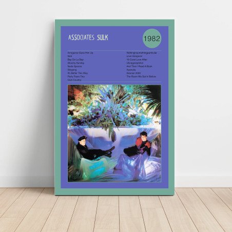 Associates – Sulk Fine Art Album Poster - Music Decor