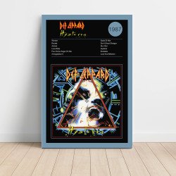 Def Leppard – Hysteria Fine Art Album Poster