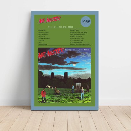 Mr. Mister – Welcome To The Real World Fine Art Album Poster