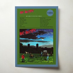 Mr. Mister – Welcome To The Real World Fine Art Album Poster