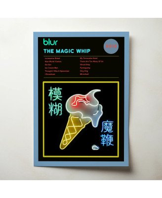 Blur - The Magic Whip Fine Art Album Poster - Music Wall Decor