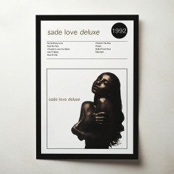 Sade – Love Deluxe Fine Art Album Poster Wall Art