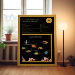 Stevie Wonder – The Original Musiquarium I Fine Art Album Poster