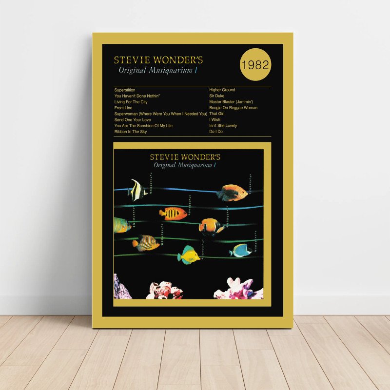 Stevie Wonder – The Original Musiquarium I Fine Art Album Poster Stevie Wonder – The Original Musiquarium I Fine Art Album Poster