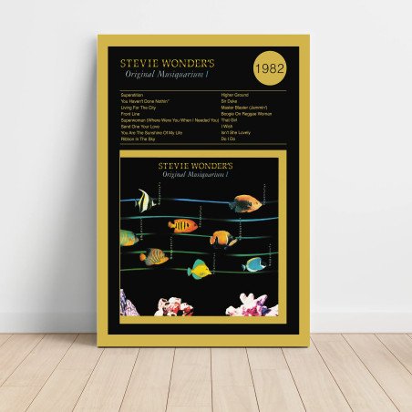 Stevie Wonder – The Original Musiquarium I Fine Art Album Poster