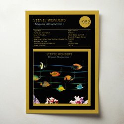 Stevie Wonder – The Original Musiquarium I Fine Art Album Poster