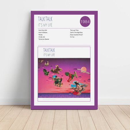 Talk Talk – It's My Life Fine Art Album Poster