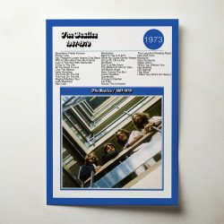 The Beatles – 19671970 Blue Album Fine Art Album Poster