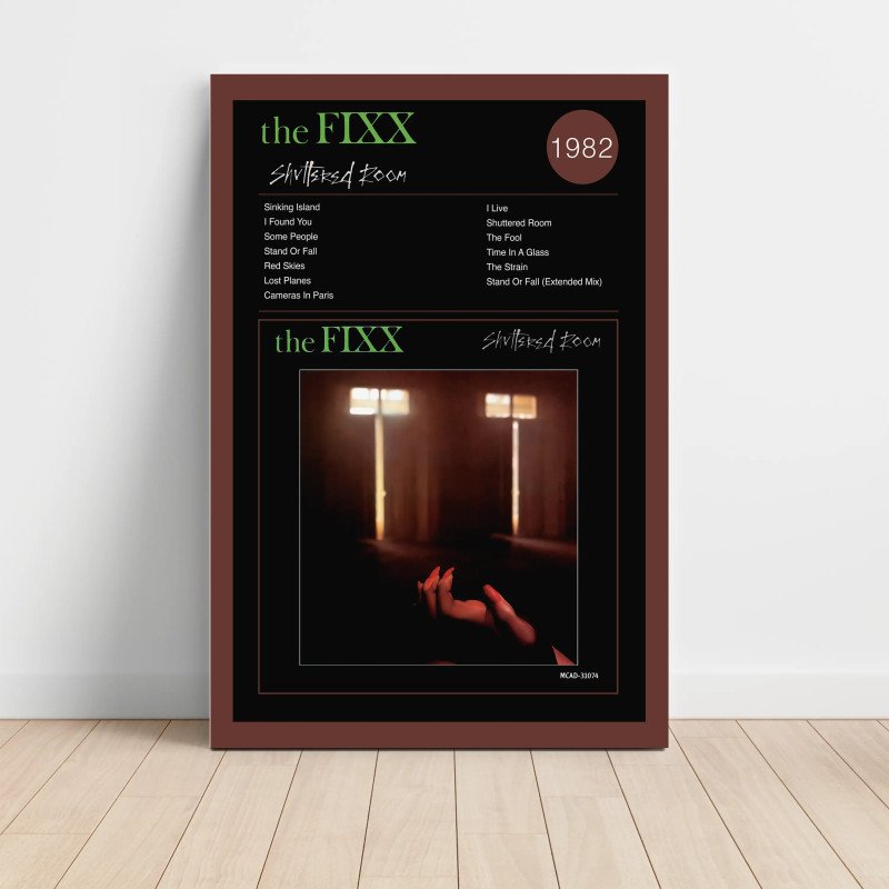 The Fixx – Shuttered Room Fine Art Album Poster The Fixx – Shuttered Room Fine Art Album Poster