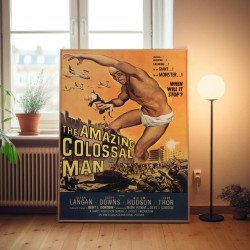 amazing colossal man Fine Art 1950's Movie Poster
