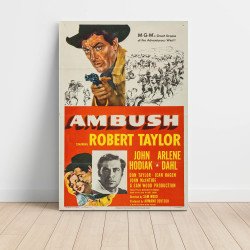 Ambush Fine Art 1950's Movie Poster Wall Art