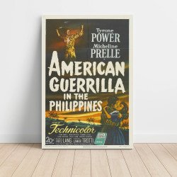 american guerrilla in the philippines Fine Art 1950's Movie Poster