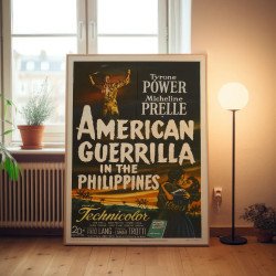 american guerrilla in the philippines Fine Art 1950's Movie Poster