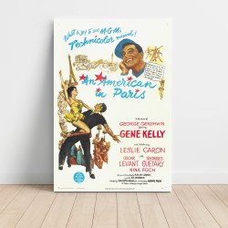 american in paris Fine Art 1950's Movie Poster