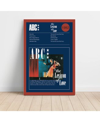 ABC – The Lexicon Of Love Fine Art Album Poster - Music Decor