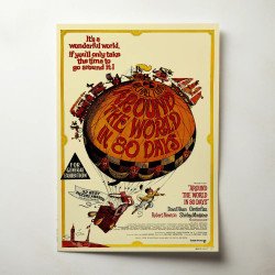around the world in eighty days Fine Art 1950's Movie Poster