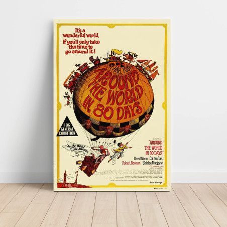 Around the World in 80 Days (1956) Fine Art Movie Poster