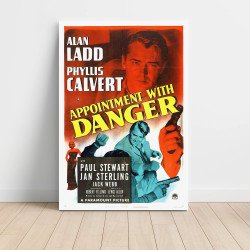 appointment with danger Fine Art 1950's Movie Poster