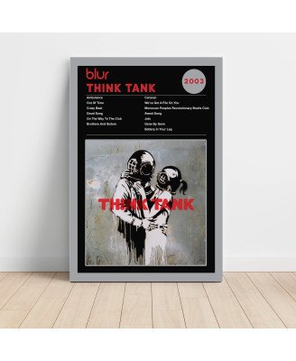 Blur - Think Tank Fine Art Album Poster - Music Wall Decor