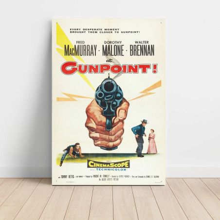 At Gunpoint (1955) Fine Art Movie Poster