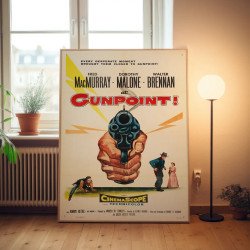 at gunpoint Fine Art 1950's Movie Poster Wall Art