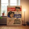 at war with the army Fine Art 1950's Movie Poster