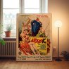 atollo k Fine Art 1950's Movie Poster Wall Art