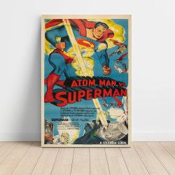 Atom Man vs. Superman (1950) Fine Art Movie Poster