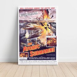 atomic submarine Fine Art 1950's Movie Poster