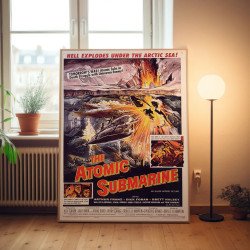 atomic submarine Fine Art 1950's Movie Poster