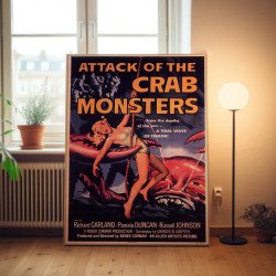 attack of the crab monsters Fine Art 1950's Movie Poster