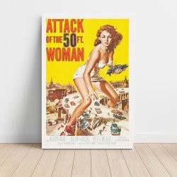 attack of the fifty foot woman Fine Art 1950's Movie Poster