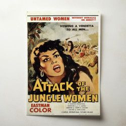 Attack of the Jungle Women (1959) Fine Art Movie Poster