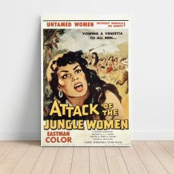Attack of the Jungle Women (1959) Fine Art Movie Poster