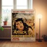 attack of the jungle women Fine Art 1950's Movie Poster