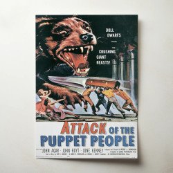 attack of the puppet people Fine Art 1950's Movie Poster