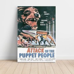 attack of the puppet people Fine Art 1950's Movie Poster