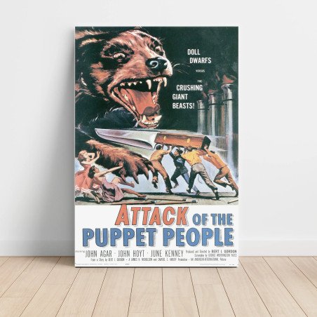 attack of the puppet people Fine Art 1950's Movie Poster