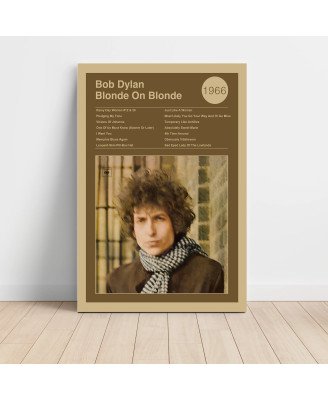 Bob Dylan – Blonde On Blonde Fine Art Album Poster
