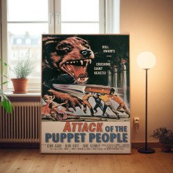 attack of the puppet people Fine Art 1950's Movie Poster