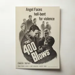 The 400 Blows Fine Art 1950's Movie Poster